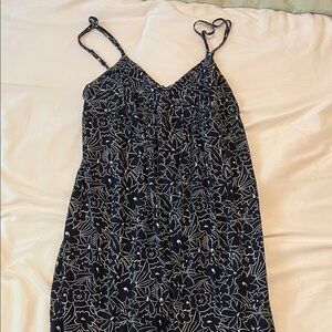 Size Small Vintage Ralph Lauren Navy Floral Maxi Sundress